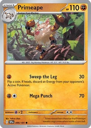 Primeape 099- SV08 Surging Sparks