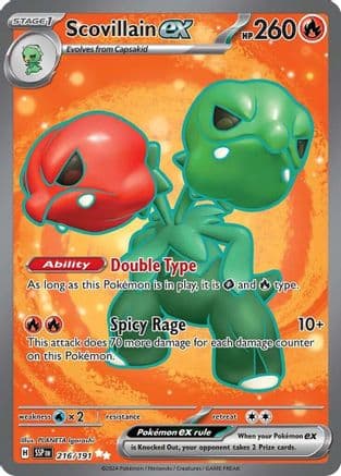 Scovillain ex 216/191 - SV08 Surging Sparks Holofoil