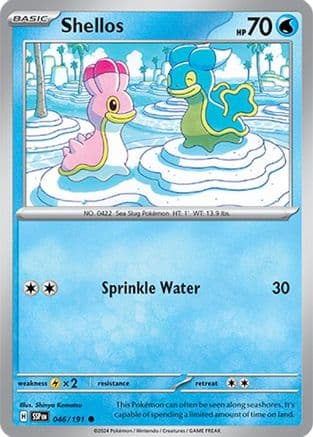 Shellos 046- SV08 Surging Sparks Reverse Holofoil