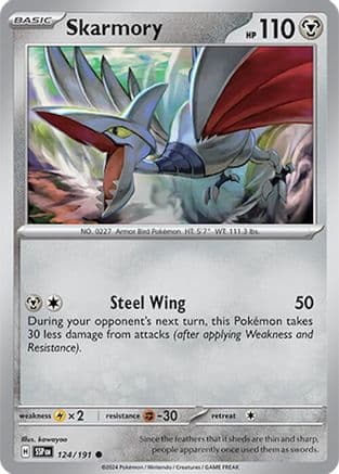 Skarmory 124/191 - SV08 Surging Sparks