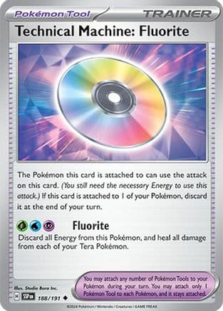 Technical Machine: Fluorite 188- SV08 Surging Sparks Reverse Holofoil
