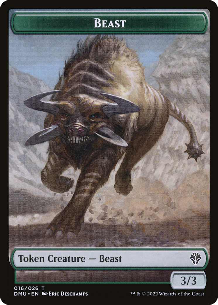 Beast (TDMU-016) - Dominaria United Tokens Foil