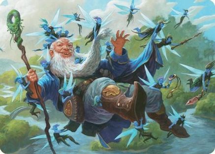 Mischievous Mystic Art Card (7/54) (-007) - Art Series: Foundations