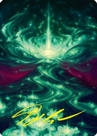 Genesis Wave Art Card (54/54) (Gold-Stamped Signature) (-040) - Art Series: Foundations
