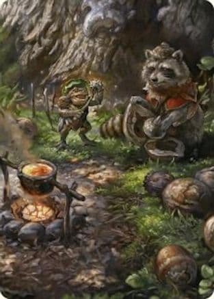 Sylvan Scavenging Art Card (46/54) (-046) - Art Series: Foundations
