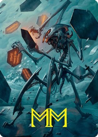 Scrawling Crawler Art Card (50/54) (Gold-Stamped Signature) (-050) - Art Series: Foundations
