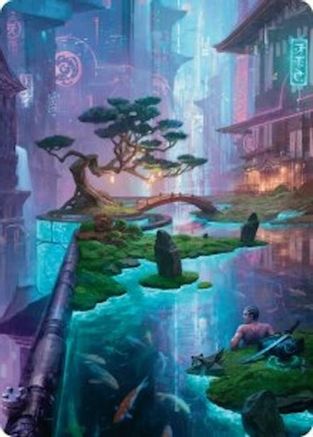 Island Art Card (22/54) (-022) - Art Series: Foundations