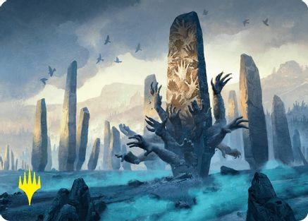 Soulstone Sanctuary Art Card (19/54) (Gold-Stamped Signature) (-019) - Art Series: Foundations