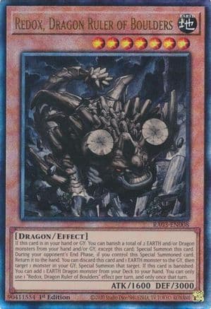 Redox, Dragon Ruler of Boulders (PUR) (RA03-EN008) - Quarter Century Bonanza 1st Edition