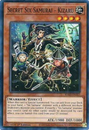 Secret Six Samurai - Kizaru (RA03-EN017) - Quarter Century Bonanza 1st Edition