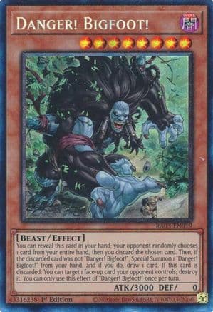Danger! Bigfoot! (PCR) (RA03-EN019) - Quarter Century Bonanza 1st Edition
