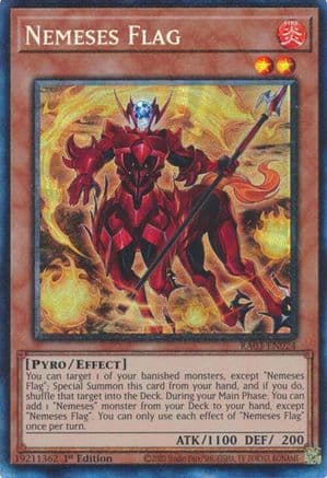 Nemeses Flag (PCR) (RA03-EN024) - Quarter Century Bonanza 1st Edition