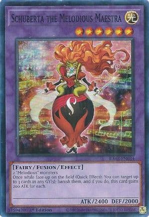 Schuberta the Melodious Maestra (RA03-EN034) - Quarter Century Bonanza 1st Edition