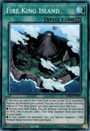 Fire King Island (PCR) (RA03-EN059) - Quarter Century Bonanza 1st Edition