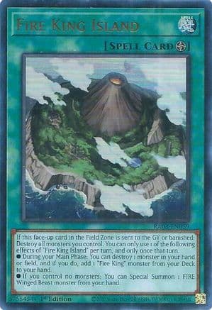 Fire King Island (UR) (RA03-EN059) - Quarter Century Bonanza 1st Edition