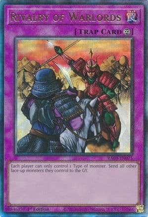 Rivalry of Warlords (PUR) (RA03-EN075) - Quarter Century Bonanza 1st Edition