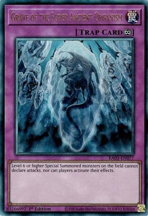 Grave of the Super Ancient Organism (PUR) (RA03-EN077) - Quarter Century Bonanza 1st Edition