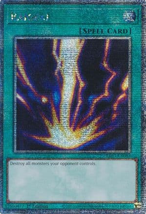 Raigeki (Quarter Century Secret Rare) (RA03-EN083) - Quarter Century Bonanza 1st Edition