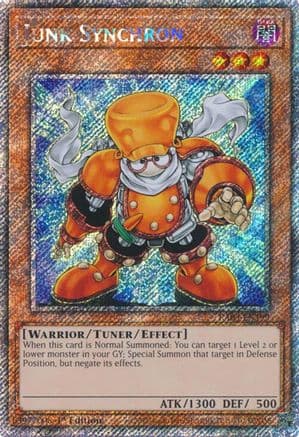 Junk Synchron (Platinum Secret Rare) (RA03-EN199) - Quarter Century Bonanza 1st Edition
