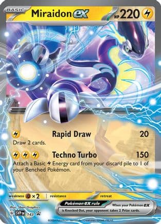 Miraidon ex 143- SV Scarlet & Violet Promo Cards Holofoil