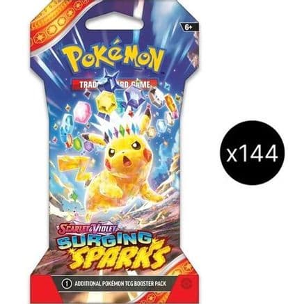 Surging Sparks Sleeved Booster Pack Case SV08 Surging Sparks - null