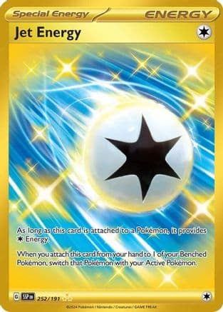 Jet Energy 252 - Holofoil SV08 Surging Sparks - Hyper Rare