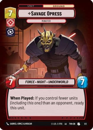 Savage Opress - Monster (1/2) - Store Showdown Promos