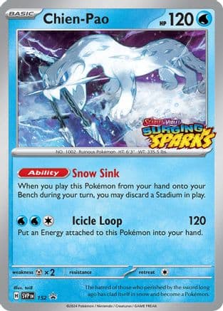 Chien-Pao 152- SV Scarlet & Violet Promo Cards Holofoil