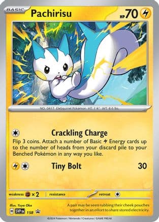 Pachirisu 158- SV Scarlet & Violet Promo Cards Holofoil