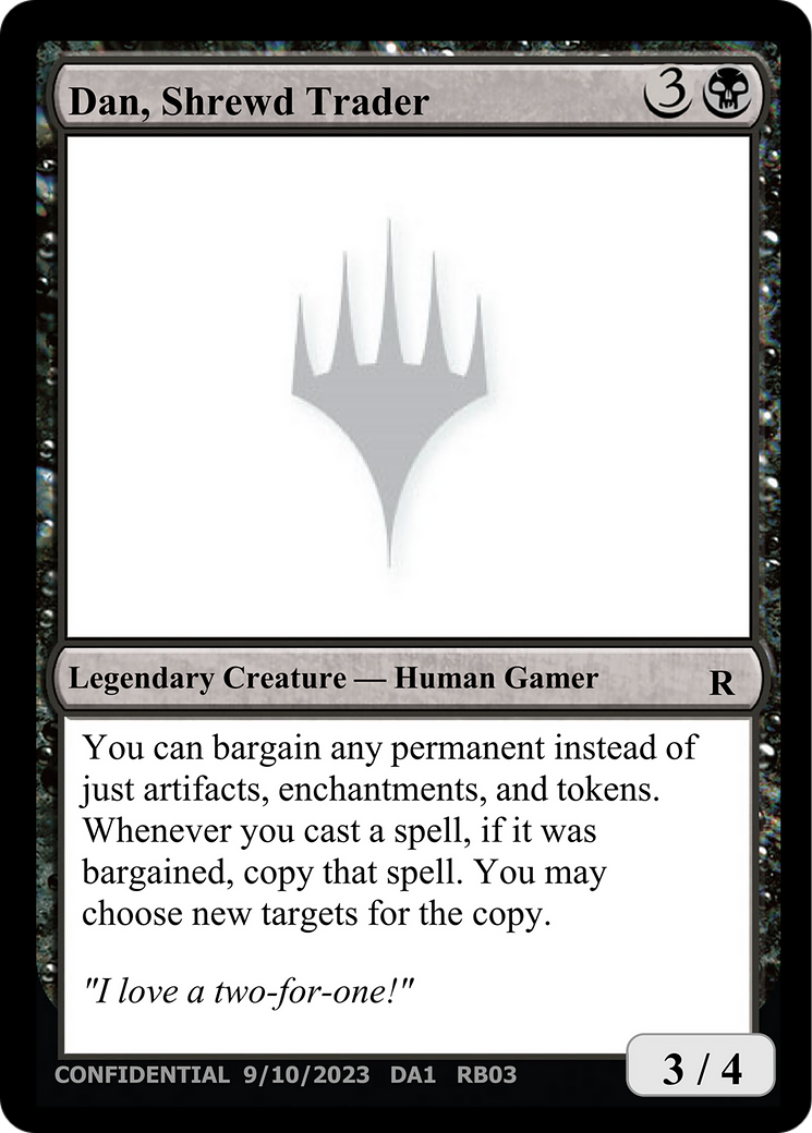 Dan, Shrewd Trader (DA1-RB03B) - Unknown Event