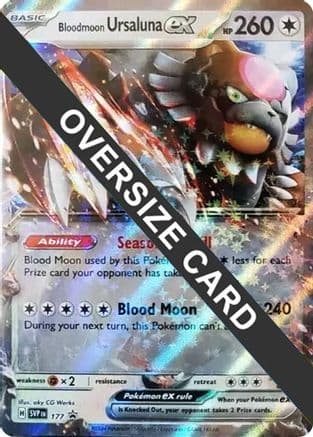 Bloodmoon Ursaluna ex 141- Jumbo Cards Holofoil