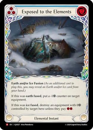 Exposed to the Elements (AJV027) - Armory Deck: Jarl Vetreidi