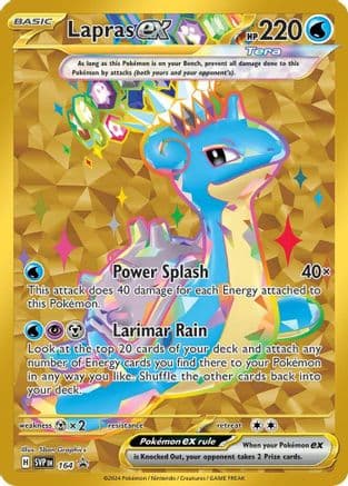 Lapras ex 164- SV Scarlet & Violet Promo Cards Holofoil