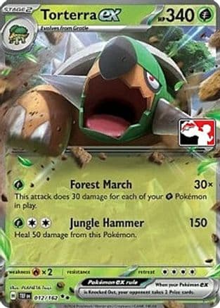 Torterra ex 012/162 - Prize Pack Series Cards Holofoil