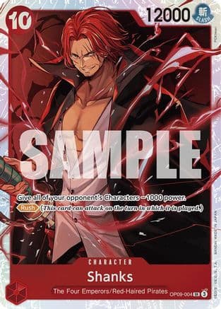 Shanks (004) (EMPERORS IN THE NEW WORLD) Foil