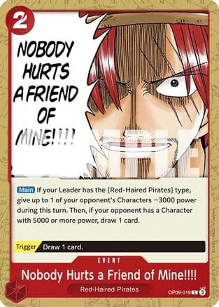 Nobody Hurts a Friend of Mine!!!! (EMPERORS IN THE NEW WORLD)