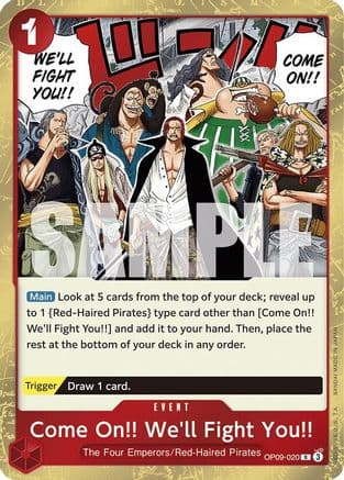 Come On!! We'll Fight You!! (EMPERORS IN THE NEW WORLD) Foil