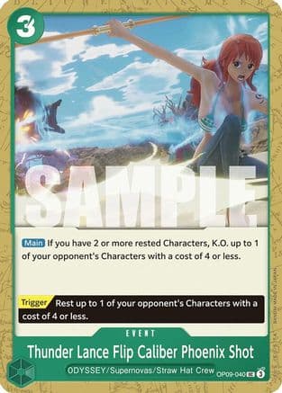 Thunder Lance Flip Caliber Phoenix Shot (EMPERORS IN THE NEW WORLD)