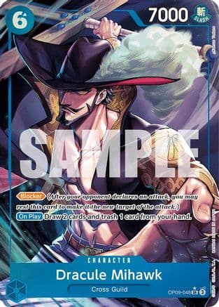 Dracule Mihawk (Parallel) (EMPERORS IN THE NEW WORLD) Foil