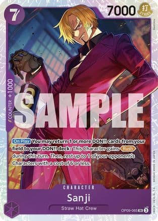 Sanji (065) (EMPERORS IN THE NEW WORLD) Foil