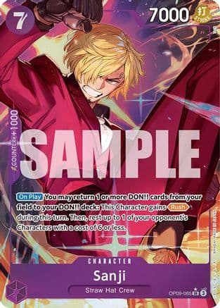 Sanji (065) (Parallel) (EMPERORS IN THE NEW WORLD) Foil