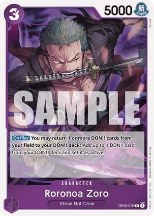 Roronoa Zoro (076) (EMPERORS IN THE NEW WORLD) Foil