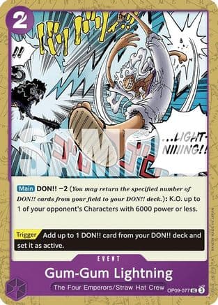 Gum-Gum Lightning (EMPERORS IN THE NEW WORLD)