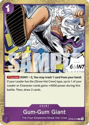 Gum-Gum Giant (EMPERORS IN THE NEW WORLD) Foil