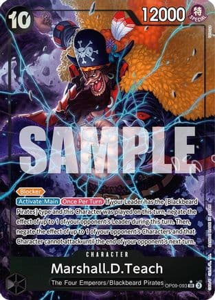 Marshall.D.Teach (093) (Alternate Art) (EMPERORS IN THE NEW WORLD) Foil