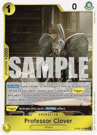 Professor Clover (EMPERORS IN THE NEW WORLD) Foil