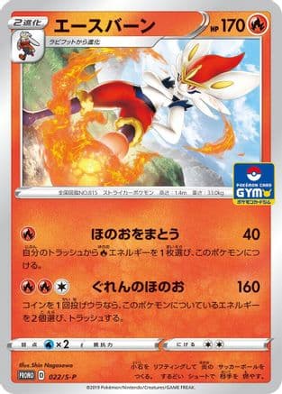 Cinderace - 022/S-P (022/S-P) (Japanese) - SP Sword Shield Promos