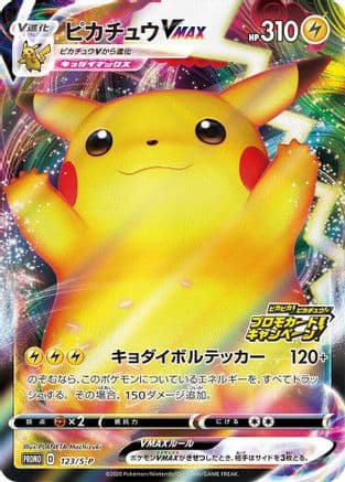 Pikachu VMAX - 123/S-P (123/S-P) (Japanese) - SP Sword Shield Promos Holofoil