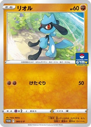 Riolu - 260/S-P (260/S-P) (Japanese) - SP Sword Shield Promos