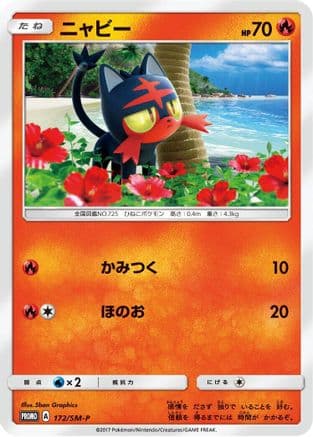 Litten - 172/SM-P (172/SM-P) (Japanese) - SMP Sun Moon Promos